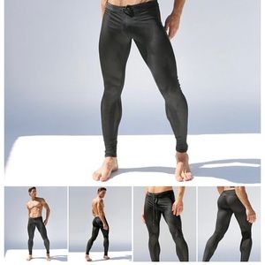 Rufskin Ricky Mesh Compression Leggings Black